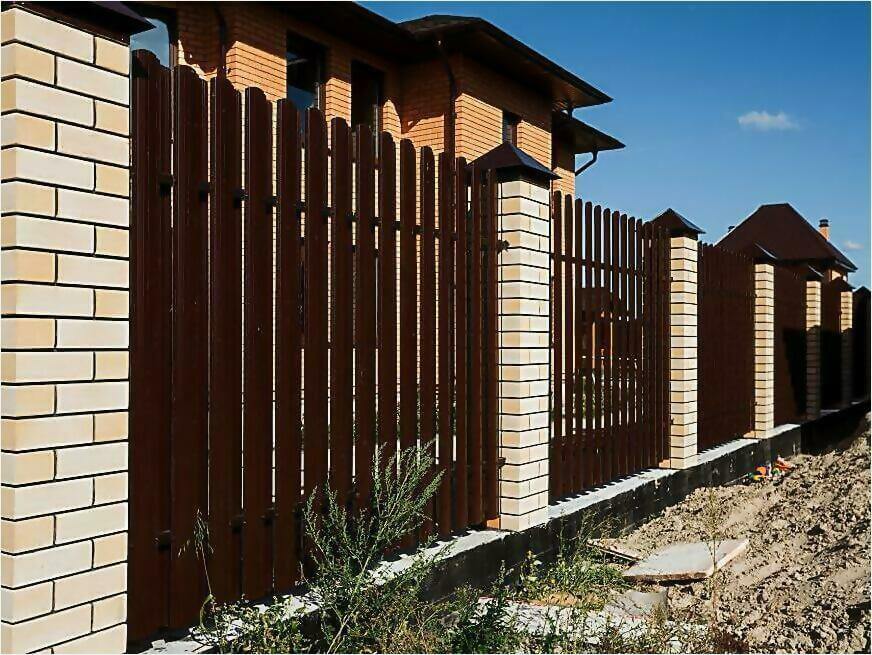 забор из штакетника 115м фото1 в Краснодаре