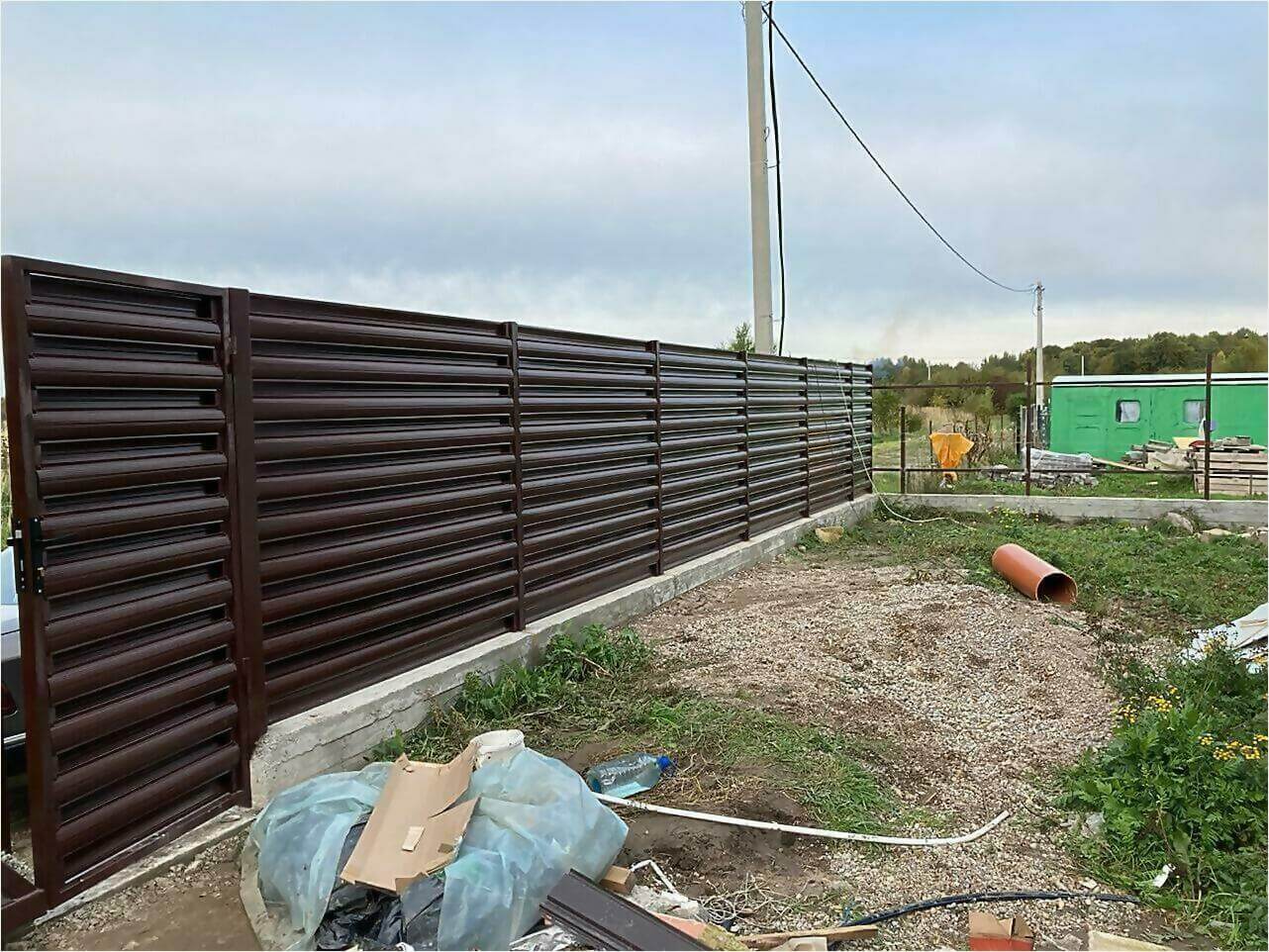 Забор из штакетника 85м фото6 в Краснодаре