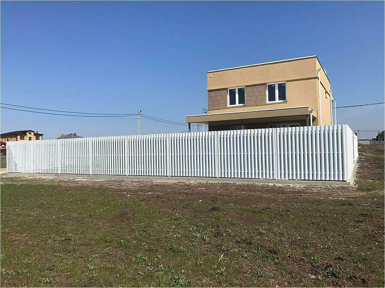 забор из штакетника 95м фото4 в Краснодаре