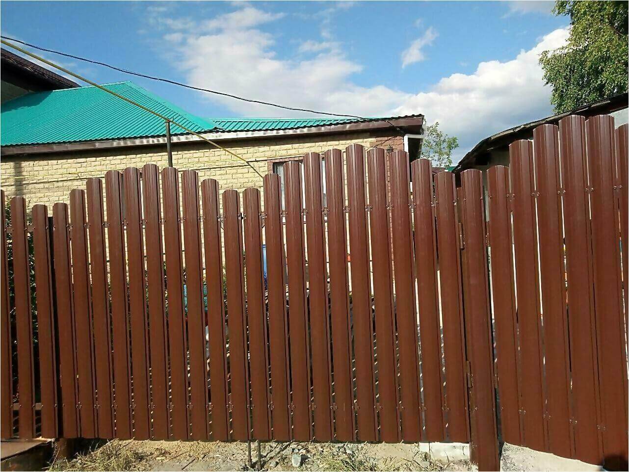 забор-ранчо из штакетника 70м фото3 в Краснодаре