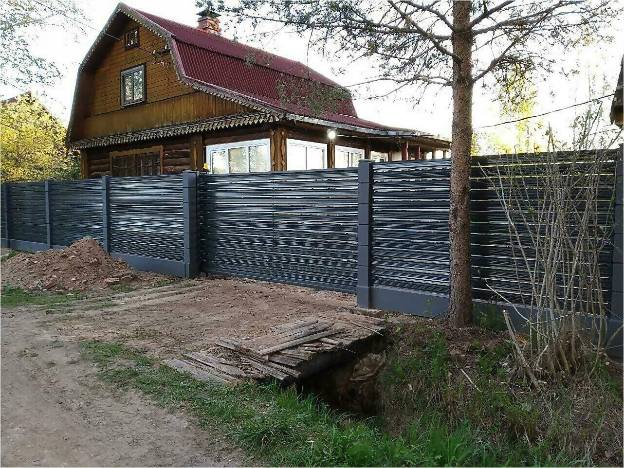 забор-ранчо из штакетника 75м фото4 в Краснодаре