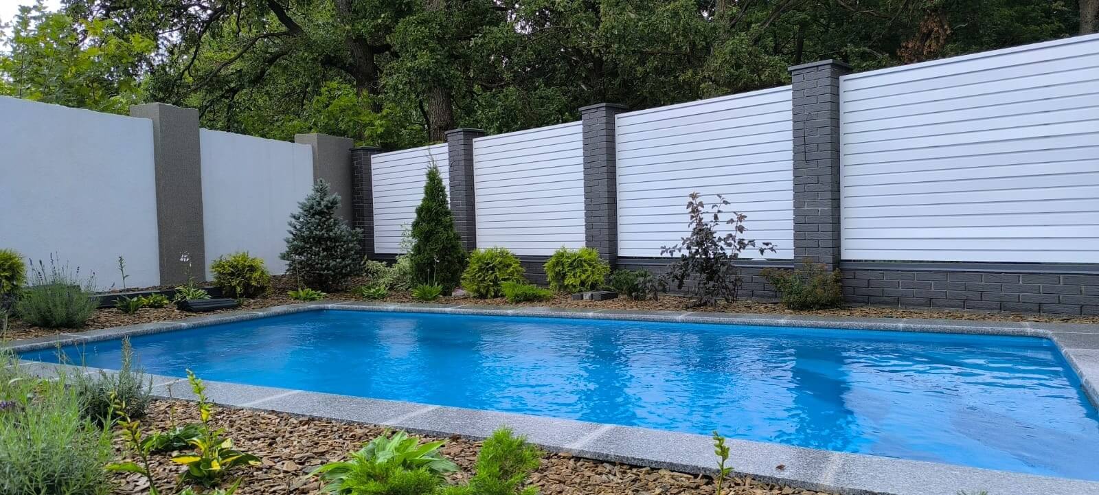 Забор-жалюзи из ламелей Хай-Тек 54м RAL9003 Белый фото 4 в Краснодаре