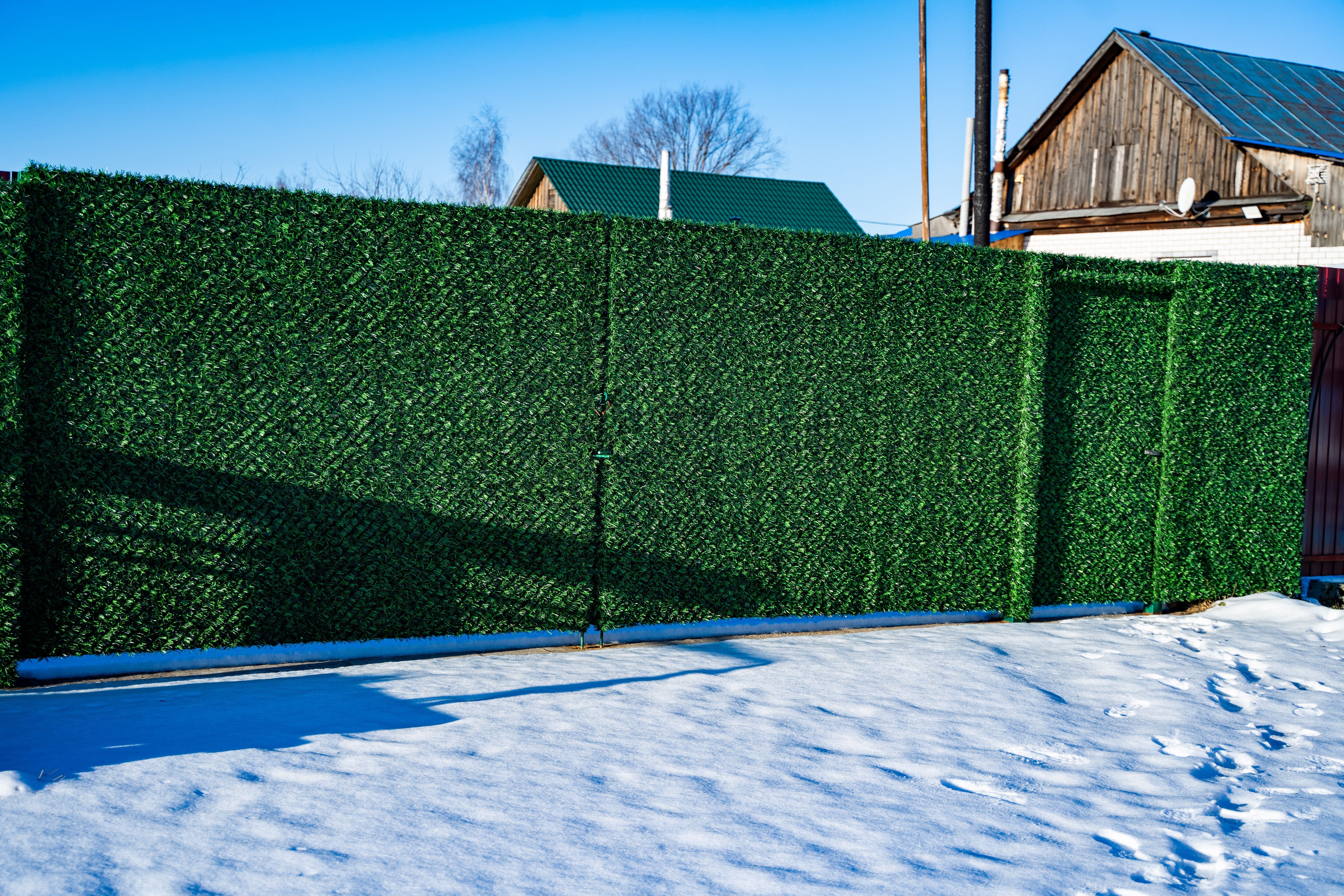 Вечнозеленый забор Grass Fence рулон 2м фото 4 в Краснодаре