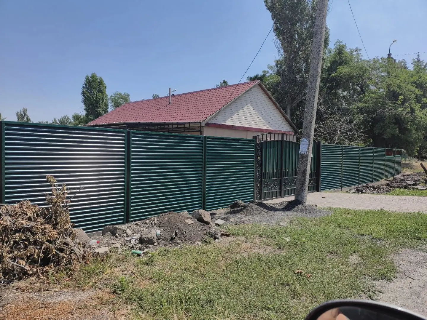 Забор-жалюзи из ламелей ЭКО-Z 24м RAL6005 Зеленый Мох фото 3 в Краснодаре